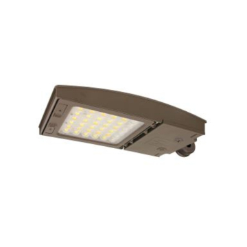 MaxLite M-Series LED Flood Light - 10,125 Max Lumens - 42 | 55 | 75W - Type 3 Medium - Knuckle Mount - Controls Ready - TAA - 120-277V - Bronze