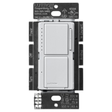 Lutron Maestro Dual LED+ Dimmer / Switch - Palladium