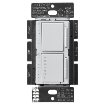 Lutron Maestro Dual LED+ Dimmer / Timer - Palladium
