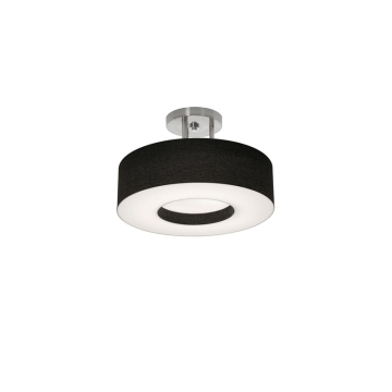 AFX Montclair 12" Semi-Flush Mount - 120V - Black