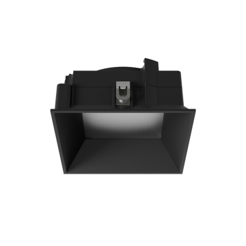 DMF Lighting M-Series 4" Square Deep Beveled Flangeless Trim - Black
