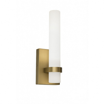 AFX Miami 13" LED Wall Sconce - 1,170 Lumens - 15.5W - CCT Selectable - 120-277V - Light Antique Brass