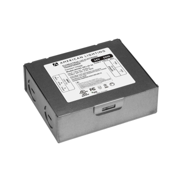 American Lighting MICRO-DRJ LED Transformer with Junction Box - 60W - 24V DC - 120V