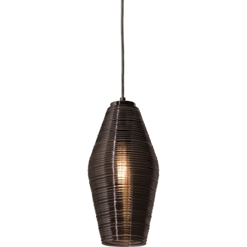 AFX Mila 6" Pendant - 120V - Satin Nickel