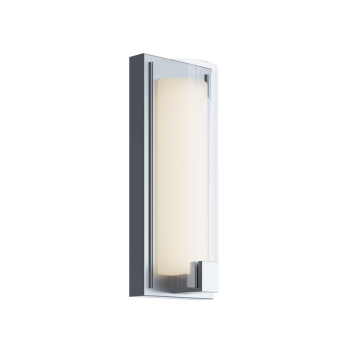 AFX Mesa 12" LED Wall Sconce - 1,200 Lumens - 20W - CCT Selectable - 120-277V - Satin Nickel