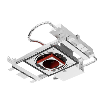 DMF Lighting M-Series 4" Fire Rated Square New Construction Housing - Emergency Driver Integrated Switch - 750 Lumens - 0-10V Dimming