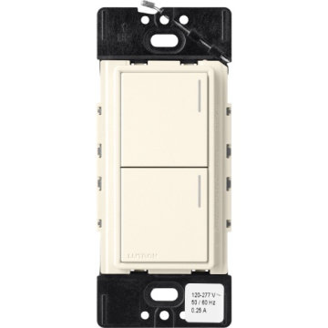 Lutron RadioRA 3 Sunnata RF Hybrid Keypad - 2 Button - Biscuit
