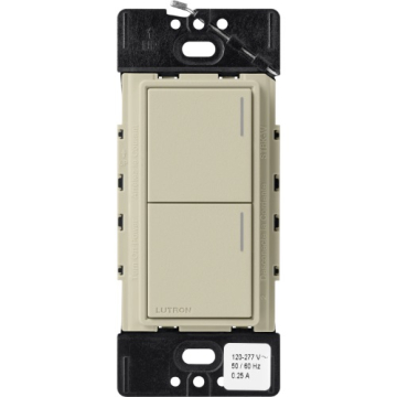 Lutron RadioRA 3 Sunnata Keypad - 2 Button - Clay