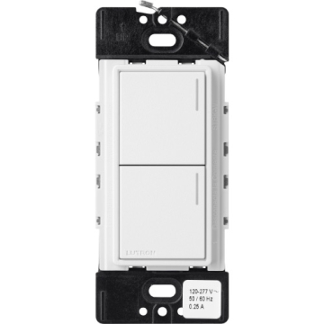 Lutron RadioRA 3 Sunnata RF Hybrid Keypad - 2 Button - Snow