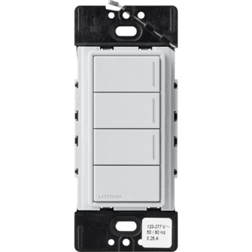 Lutron RadioRA 3 Sunnata RF Hybrid Keypad - 3 Button w/ Raise-Lower - Mist
