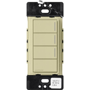 Lutron RadioRA 3 Sunnata RF Hybrid Keypad - 3 Button w/ Raise-Lower - Sage