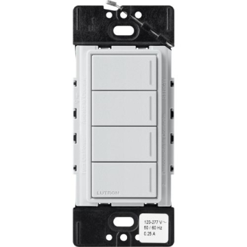 Lutron RadioRA 3 Sunnata RF Hybrid Keypad - 4 Button - Mist