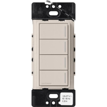 Lutron RadioRA 3 Sunnata Keypad - 4 Button - Taupe