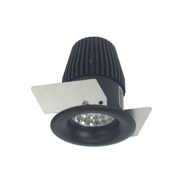 Nora Lighting 1" Iolite LED Downlight - Round Bullnose - 2700K - Black