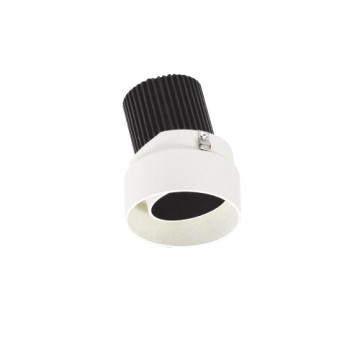 Nora Lighting 2" Iolite LED Downlight - Round Trimless Adjustable - 1000 Lumens - 2700K - Black / White