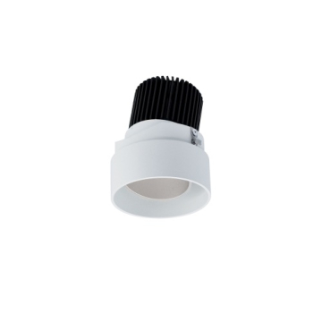 Nora Lighting 2" Iolite LED Downlight - Round Trimless Adjustable - 1000 Lumens - 2700K - Haze / Matte Powder White
