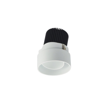 Nora Lighting 2" Iolite LED Downlight - Round Trimless Adjustable - 1000 Lumens - 2700K - Matte Powder White