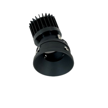 Nora Lighting 4" PLUS Round Iolite Trimless LED Gimbal Downlight - 2700K - 1,500 / 2,000 Lumens - Black