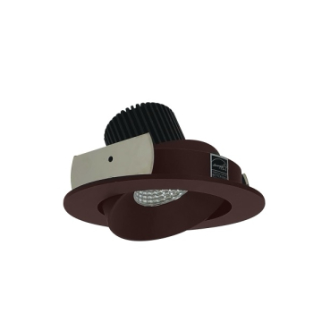 Nora Lighting 4" Iolite LED Downlight - Round Adjustable Cone - 1000 Lumens - 2700K - Bronze