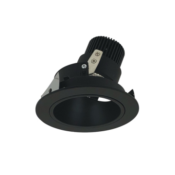 Nora Lighting 4" Iolite LED Downlight - Round Adjustable Deep Reflector - 1000 Lumens - 2700K - Black