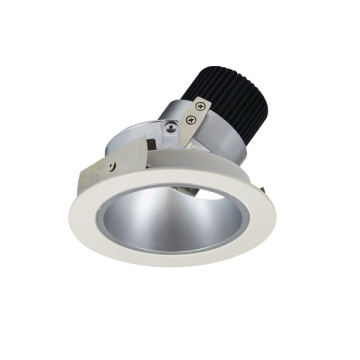 Nora Lighting 4" Iolite LED Downlight - Round Adjustable Deep Reflector - 1000 Lumens - 2700K - Haze / White