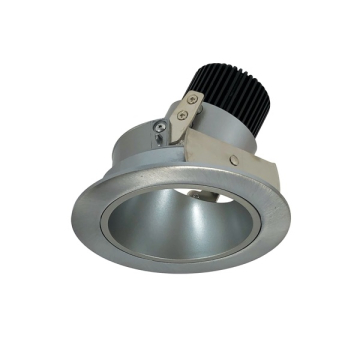 Nora Lighting 4" Iolite LED Downlight - Round Adjustable Deep Reflector - 1000 Lumens - 2700K - Natural Metal