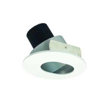 Nora Lighting 4" Iolite LED Downlight - Adjustable Slot - 1000 Lumens - 2700K - Haze / Matte Powder White