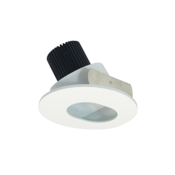 Nora Lighting 4" Iolite LED Downlight - Adjustable Slot - 1000 Lumens - 2700K - Matte Powder White