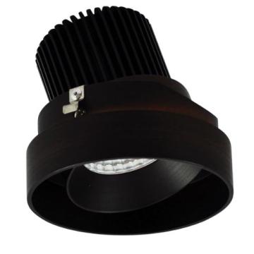 Nora Lighting 4" Iolite LED Downlight - Trimless Adjustable - 1000 Lumens - 2700K - Bronze