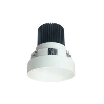 Nora Lighting 4" Iolite LED Downlight - Round Trimless - 1000 Lumens - 2700K - Matte Powder White