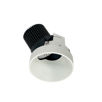 Nora Lighting 4" Iolite LED Downlight - Trimless Adjustable Slot - 1000 Lumens - 2700K - White