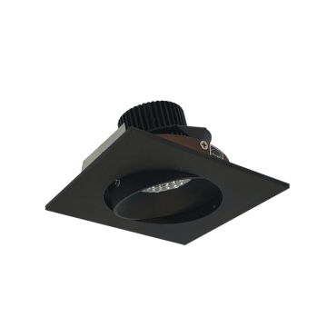 Nora Lighting 4" Iolite LED Downlight - Square Adjustable Cone - 1000 Lumens - 2700K - Bronze