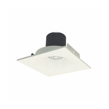 Nora Lighting 4" Iolite LED Downlight - Square Bullnose - 1000 Lumens - 2700K - White