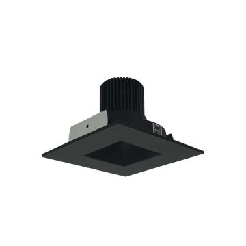 Nora Lighting 4" Iolite LED Downlight - Square w/ Square Aperture - 1000 Lumens - 2700K - Black