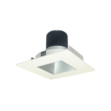 Nora Lighting 4" Iolite LED Downlight - Square w/ Square Aperture - 1000 Lumens - 2700K - Haze / White