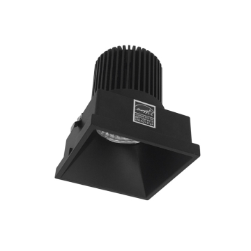 Nora Lighting 4" Iolite LED Downlight - Square Trimless - 1000 Lumens - 2700K - Black