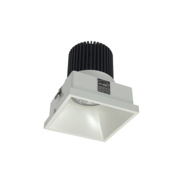 Nora Lighting 4" Iolite LED Downlight - Square Trimless - 1000 Lumens - 3500K - White