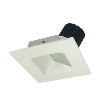Nora Lighting 4" Iolite LED Downlight - Square Wall Wash - 1000 Lumens - 3000K - White