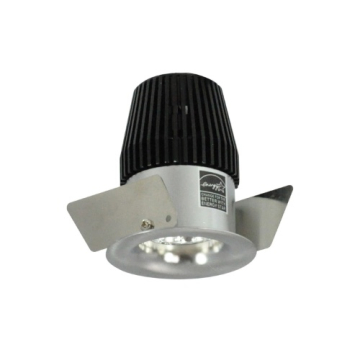 Nora Lighting 1" Iolite LED Downlight - Round Bullnose - 2700K - Natural Metal