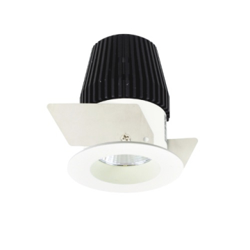 Nora Lighting 1" Iolite LED Downlight - Round Reflector - 2700K - Matte Powder White