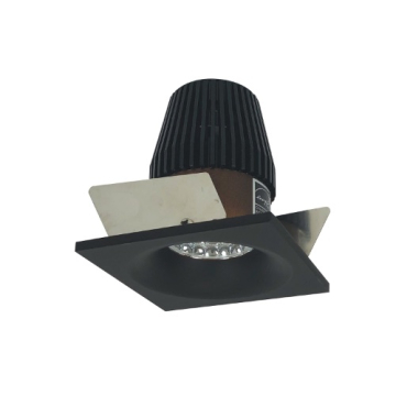 Nora Lighting 1" Iolite Square LED Downlight - Bullnose Reflector - 3000K - 600 Lumens - Bronze