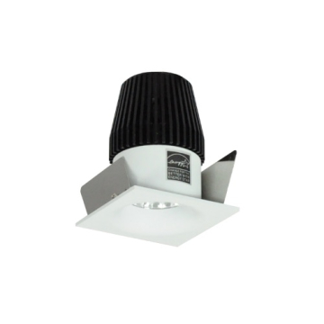 Nora Lighting 1" Iolite LED Downlight - Square Bullnose - 2700K - Matte Powder White