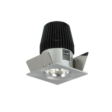 Nora Lighting 1" Iolite LED Downlight - Square Bullnose - 2700K - Natural Metal