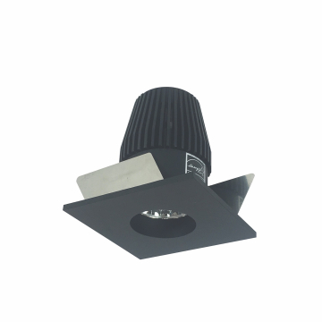 Nora Lighting 1" Iolite Square LED Downlight - Straight Reflector - 2700K - 600 Lumens - Black