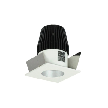Nora Lighting 1" Iolite LED Downlight - Square Reflector w/ Round Aperture - 2700K - Haze / White
