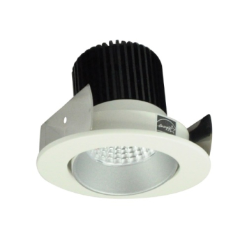 Nora Lighting 2" Iolite LED Downlight - Round Adjustable Cone - 1000 Lumens - 2700K - Haze / White
