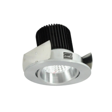 Nora Lighting 2" Iolite LED Downlight - Round Adjustable Cone - 1000 Lumens - 2700K - Natural Metal