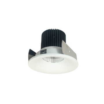 Nora Lighting 2" Iolite LED Downlight - Round Bullnose - 1000 Lumens - 2700K - Matte Powder White