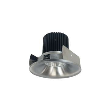 Nora Lighting 2" Iolite LED Downlight - Round Bullnose - 1000 Lumens - 2700K - Natural Metal