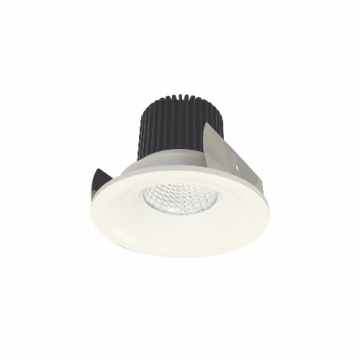 Nora Lighting 2" Iolite LED Downlight - Round Bullnose - 1000 Lumens - 2700K - White